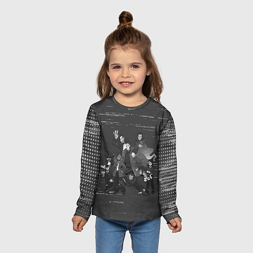 Детский лонгслив Академия Амбрелла / 3D-принт – фото 5