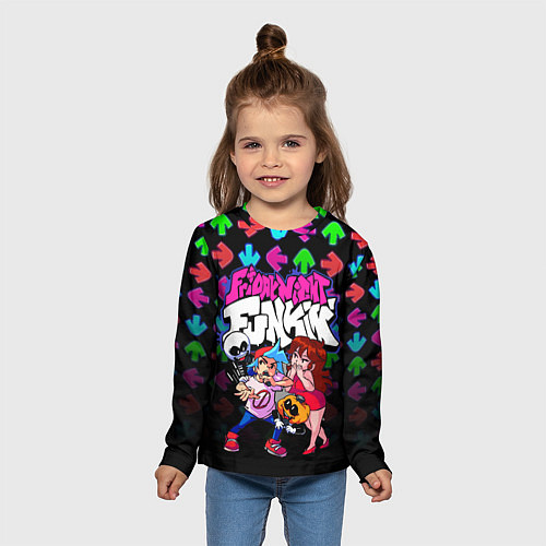 Детский лонгслив FRIDAY NIGHT FUNKIN / 3D-принт – фото 5
