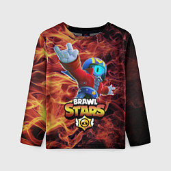 Лонгслив детский Brawl Stars - Stu, цвет: 3D-принт