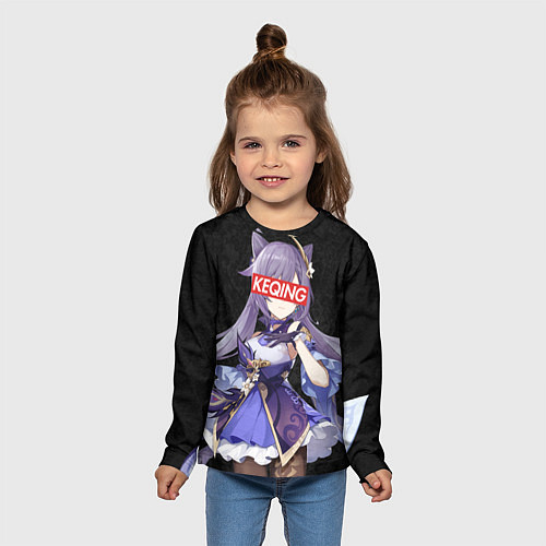 Детский лонгслив Genshin Impact KEQING / 3D-принт – фото 5