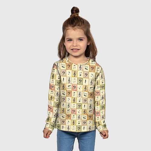 Детский лонгслив Музыкант / 3D-принт – фото 5