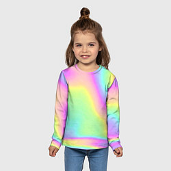 Лонгслив детский Цвет волшебства, цвет: 3D-принт — фото 2