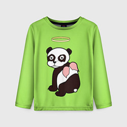 Лонгслив детский Святая панда, цвет: 3D-принт