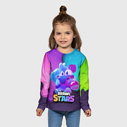 Лонгслив детский Сквик Squeak Brawl Stars, цвет: 3D-принт — фото 2