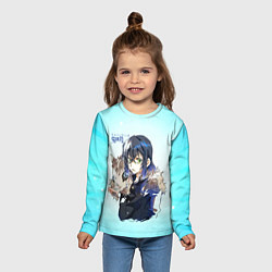 Лонгслив детский Иноске Хашибира Kimetsu no Yai, цвет: 3D-принт — фото 2