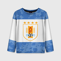 Лонгслив детский Сборная Уругвая, цвет: 3D-принт