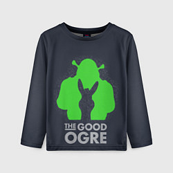 Лонгслив детский Shrek: Im good ogre, цвет: 3D-принт