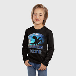 Лонгслив детский Dungeon Master, цвет: 3D-принт — фото 2