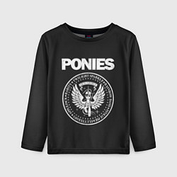 Лонгслив детский Pony x Ramones, цвет: 3D-принт