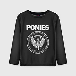 Детский лонгслив Pony x Ramones