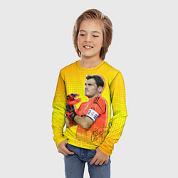 Лонгслив детский Iker Casillas, цвет: 3D-принт — фото 2