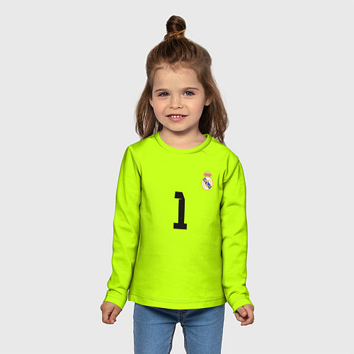 Детский лонгслив Iker Casillas / 3D-принт – фото 5