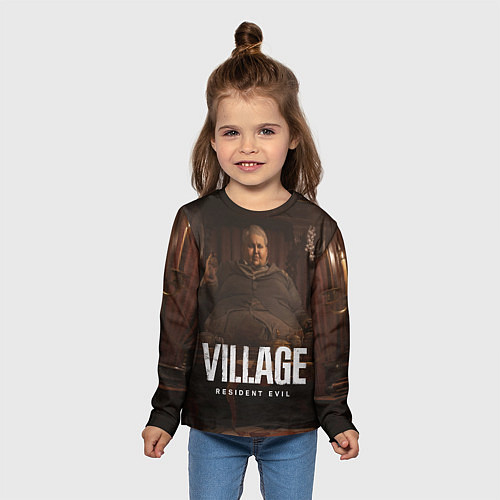 Детский лонгслив RESIDENT EVIL VILLAGE / 3D-принт – фото 5