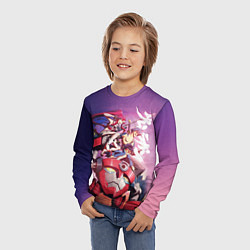Лонгслив детский Gurren Lagann, цвет: 3D-принт — фото 2