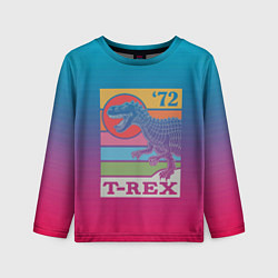 Лонгслив детский T-rex Dino 72, цвет: 3D-принт