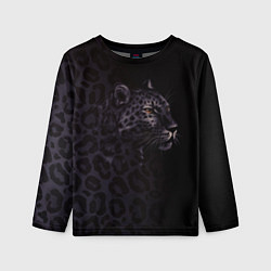 Лонгслив детский Леопард, цвет: 3D-принт