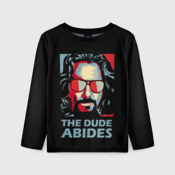 Детский лонгслив The Dude Abides Лебовски