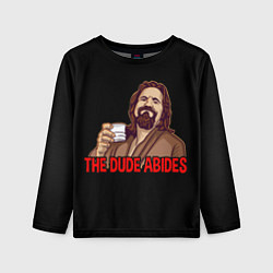 Детский лонгслив The Dude Abides Lebowski