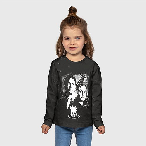 Детский лонгслив Fox and Dana / 3D-принт – фото 5