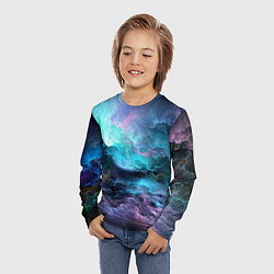 Лонгслив детский Космическое море, цвет: 3D-принт — фото 2