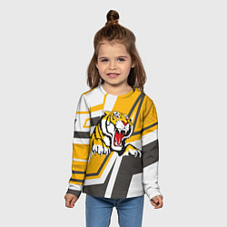 Лонгслив детский Тигр, цвет: 3D-принт — фото 2