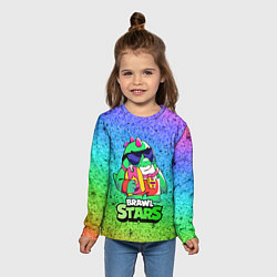 Лонгслив детский Базз Buzz Brawl Stars, цвет: 3D-принт — фото 2