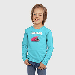 Лонгслив детский Гденьги, цвет: 3D-принт — фото 2