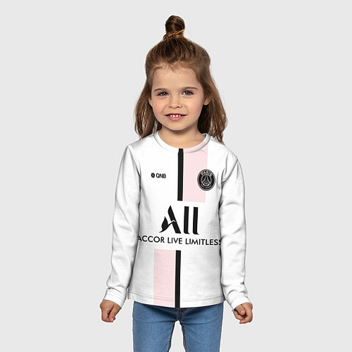 Детский лонгслив PSG Cup Away Vapor Match Shirt New 202223 / 3D-принт – фото 5