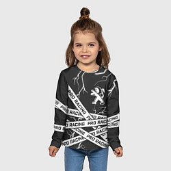 Лонгслив детский Peugeot - Racing Tapes, цвет: 3D-принт — фото 2