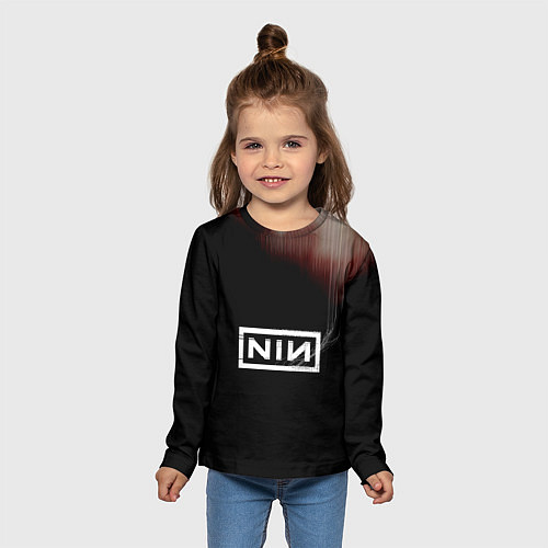 Детский лонгслив Cyber NIN / 3D-принт – фото 5