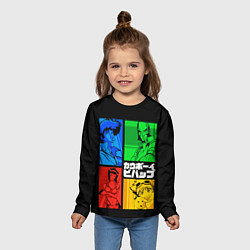 Лонгслив детский Ковбой Бибоп, цвет: 3D-принт — фото 2
