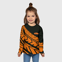 Лонгслив детский ORANGE KTM КТМ Z, цвет: 3D-принт — фото 2