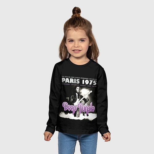 Детский лонгслив Deep Purple - Paris 1975 / 3D-принт – фото 5