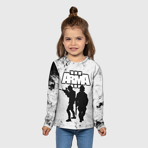 Детский лонгслив Arma Арма,Tactical Simulator / 3D-принт – фото 5