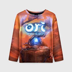 Лонгслив детский Ori and the Will of the Wisps Ори и Блуждающие ого, цвет: 3D-принт