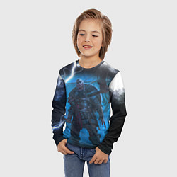 Лонгслив детский ASSASSINS CREED VALHALLA ВАЛХАЛЛА, цвет: 3D-принт — фото 2