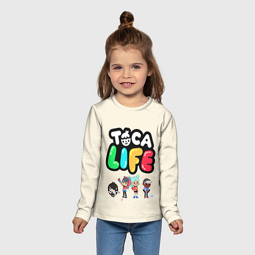 Детский лонгслив Toca Life: Persons / 3D-принт – фото 5