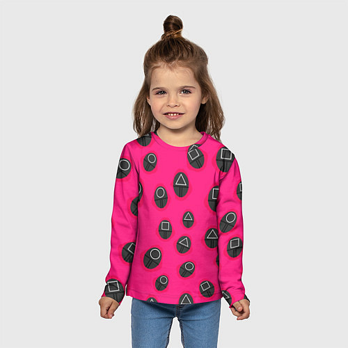 Детский лонгслив Игра в кальмара TКК / 3D-принт – фото 5