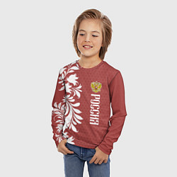 Лонгслив детский Сборная России, цвет: 3D-принт — фото 2