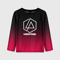 Лонгслив детский LINKIN PARK LOGO CARBON, цвет: 3D-принт