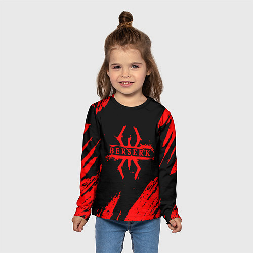 Детский лонгслив Берсерк - Berserk / 3D-принт – фото 5