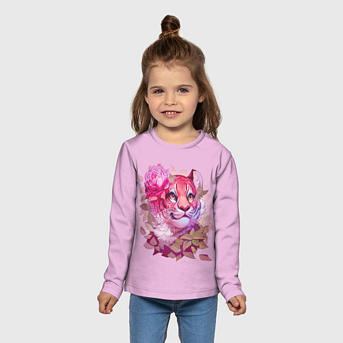 Детский лонгслив Мама Тигрица / 3D-принт – фото 5