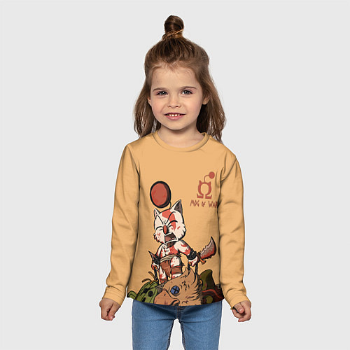 Детский лонгслив Mog of War / 3D-принт – фото 5