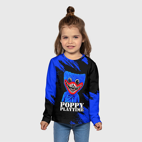 Детский лонгслив ХАГГИ ВАГГИ / 3D-принт – фото 5