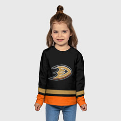 Лонгслив детский Anaheim Ducks Анахайм Дакс, цвет: 3D-принт — фото 2