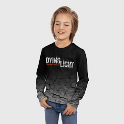 Лонгслив детский DYING LIGHT РАЗЛОМЫ ТРЕЩИНЫ, цвет: 3D-принт — фото 2