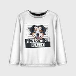 Лонгслив детский Австралийская Овчарка Australian Shepherd, цвет: 3D-принт
