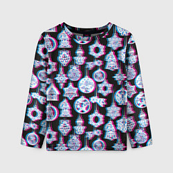 Детский лонгслив Новогодний глюк