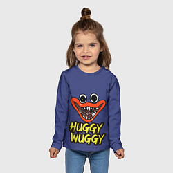 Лонгслив детский Huggy Wuggy: Smile, цвет: 3D-принт — фото 2