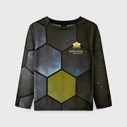 Лонгслив детский JWST space cell theme, цвет: 3D-принт